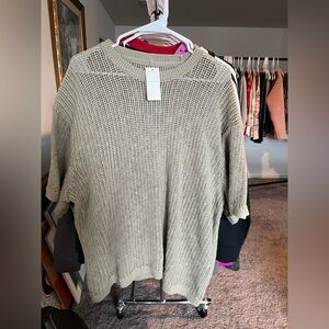 Abercrombie & Fitch Women's Knit Sweater - Light Tan.  New with tags